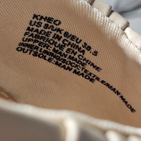 Shoedazzle Kheo Pointed Toe Mule Flats Bone 8 NIB - Picture 10 of 16